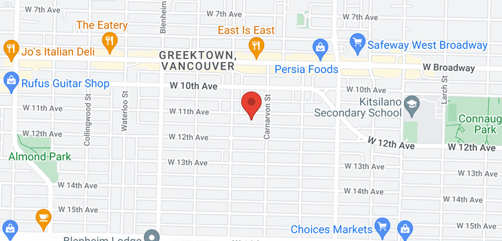 map of 3056 W 11TH AVENUE